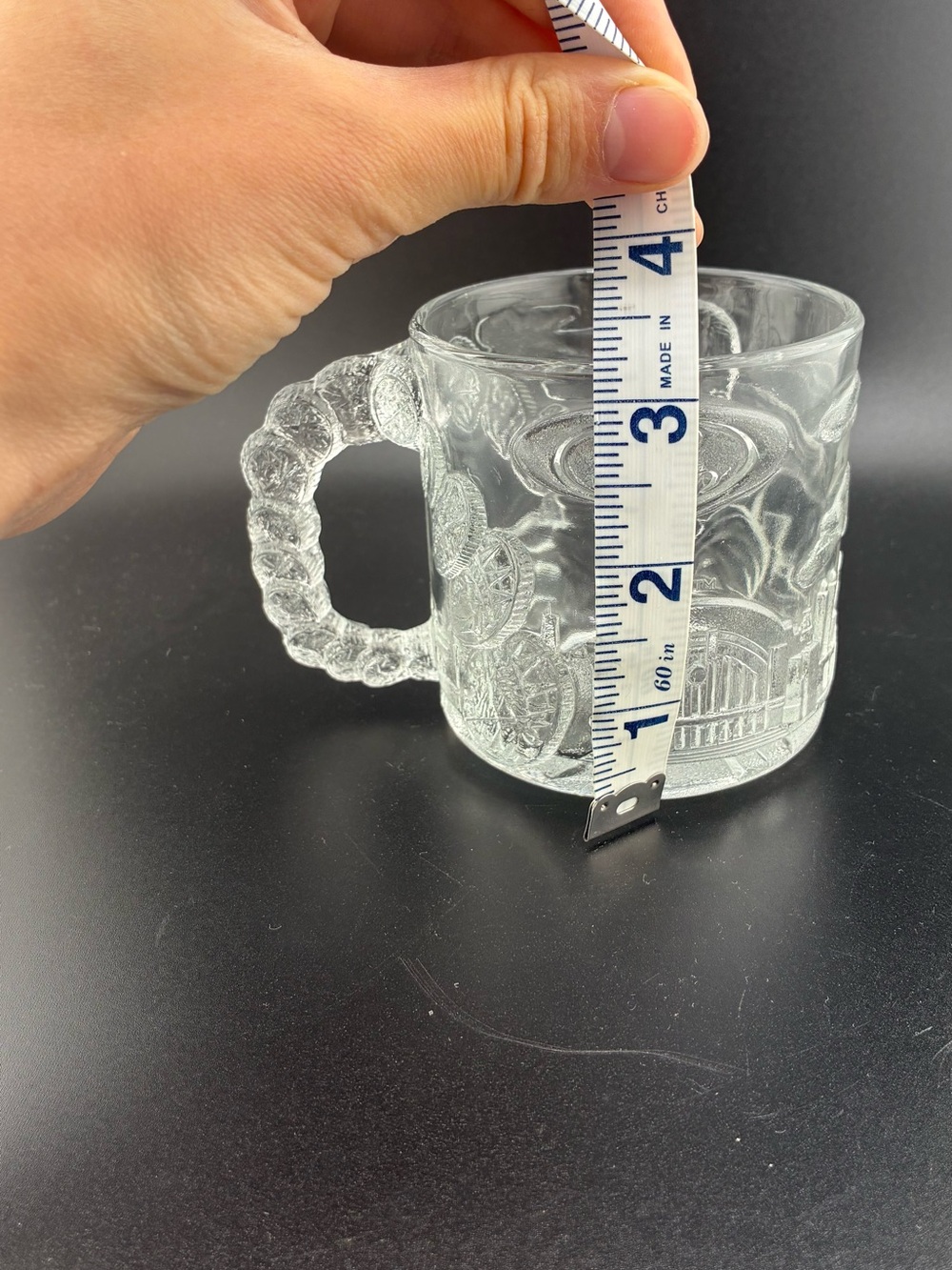 McDonald's Batman Clear Glass Decorative Mugs - Transparent Set of 3 - Picture 7 of 11